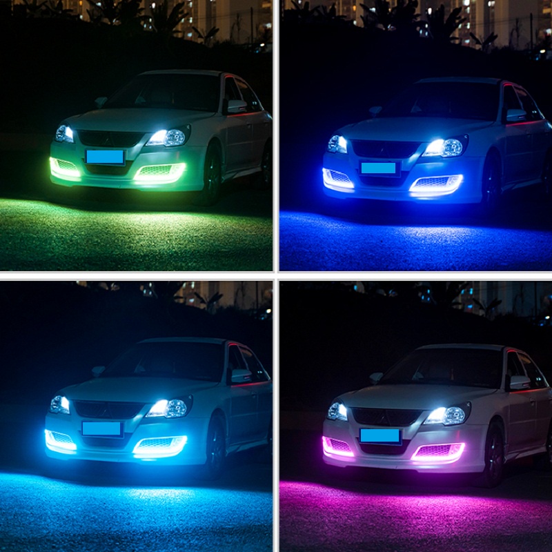 Dây Đèn LED Rgb Nhiều Màu Sắc Dùng Trang Trí Đèn Pha DIY