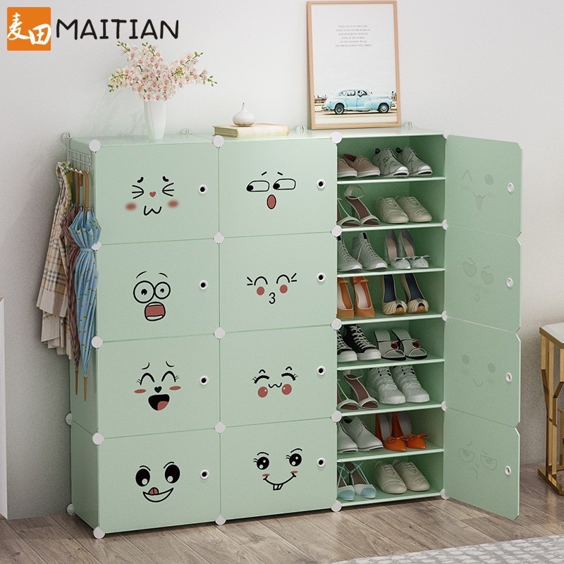 Tủ nhựa đựng giày dép lắp ghép - kệ để giày