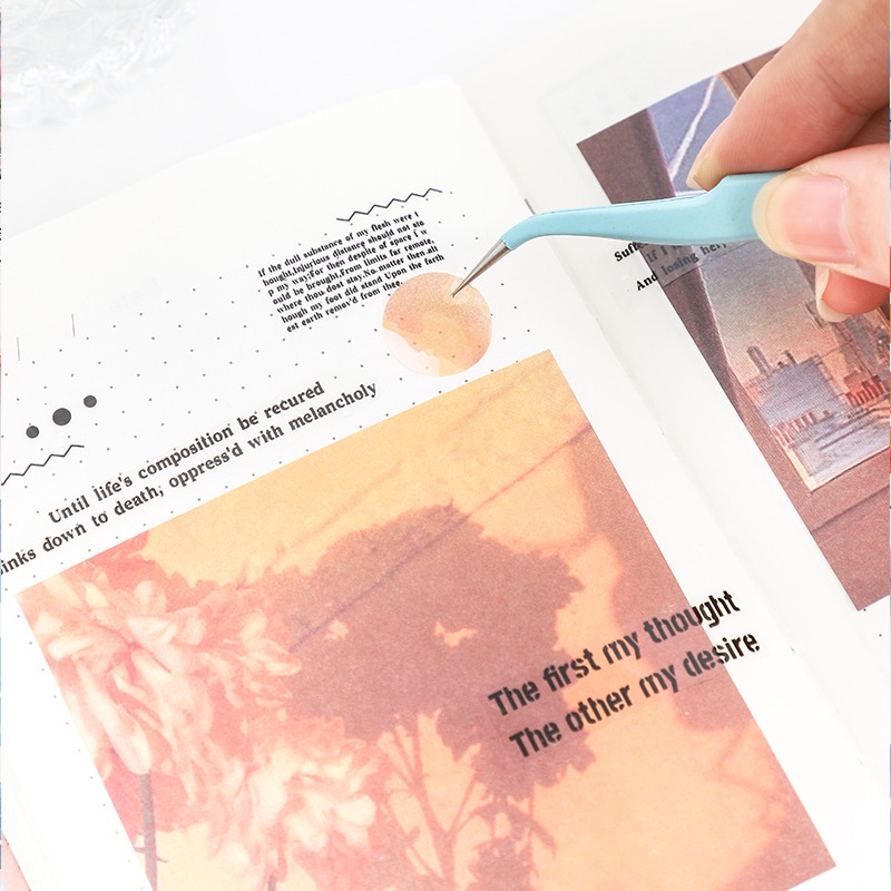 25/100 Miếng Dán Trang Trí Nhiều Màu Sắc Cho Album Ảnh