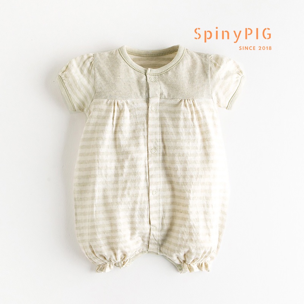 Bộ body cho bé sơ sinh 0-2 tuổi cộc tay mùa hè cotton tự nhiên không chất tẩy nhuộm an toàn cho bé gái bé trai