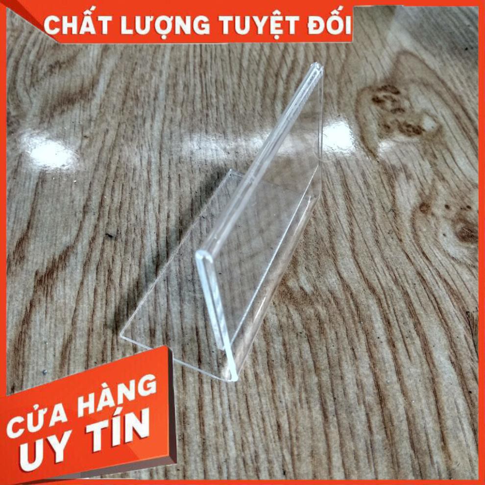 Kệ Menu Mica Chữ L Mini Để Bàn Bảng Giá Ghi Thông Số Sản Phẩm Dọc Ngang Kich Thươc Nhỏ