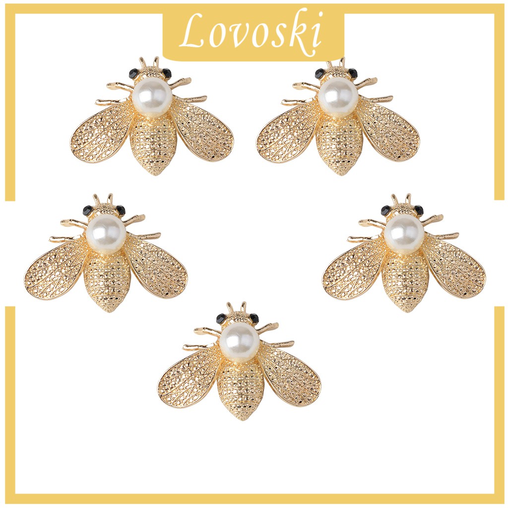 Set 5 NúT HìNh Chú Ong BằNg HợP Kim 40mm NhiềU MàU SắC