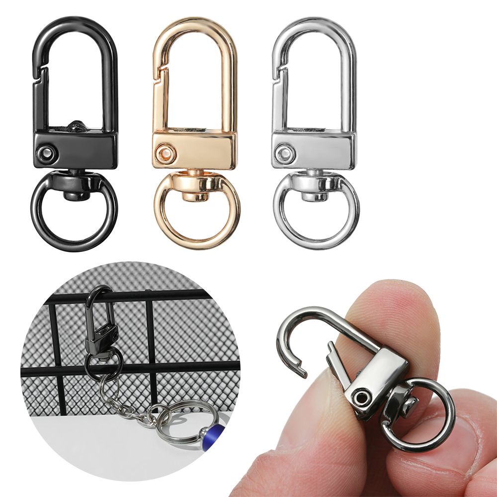 UPSTOP Set 1 / 5 Móc Khóa Dây Túi Xách Bằng Kim Loại