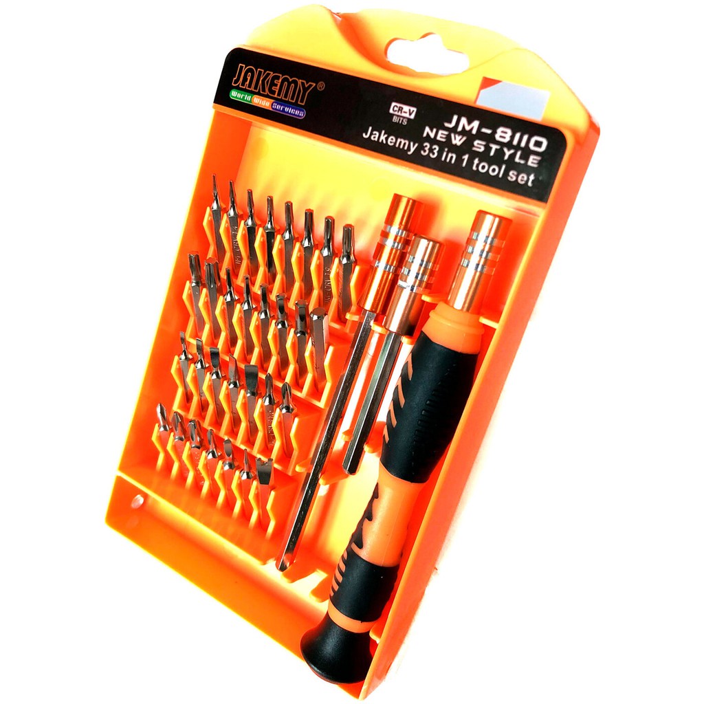 Bộ tua vít 33in1 JAKEMY JM-8110- Thương Hiệu Về Dụng Cụ Cầm Tay Số 1