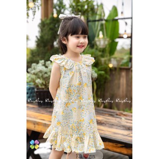 Áo đầm hoa cánh tiên cho bé