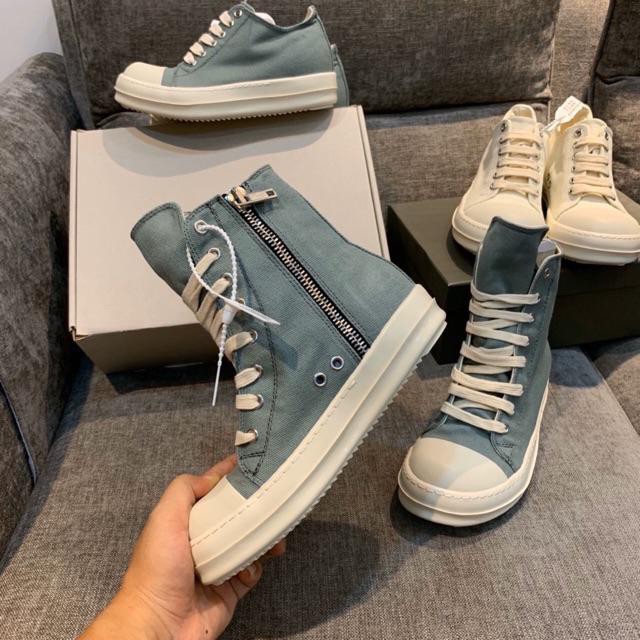 LV-NEW ⚡ XIÊU SALE- Giầy rickowen xanh cổ cao hàng độc 1:1 ( full box + free ship ) CKV ✔️ : : : 🔥 XIÊU RẺ ☯ $ ^ " ^ ¹ : | BigBuy360 - bigbuy360.vn