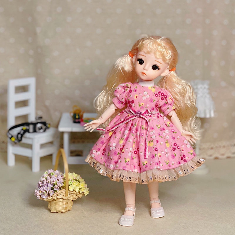 Búp Bê Công Chúa Barbie Đồ Chơi Với Đôi Mắt 3d 30cm