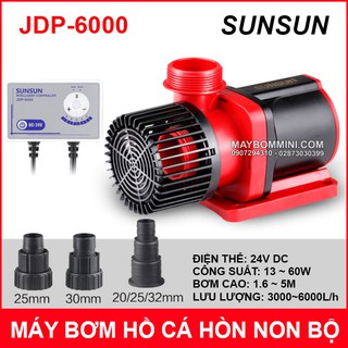 Máy Bơm Nước Chìm 24V 60W 6000L SUNSUN JDP-6000 – Kèm Nguồn Điện