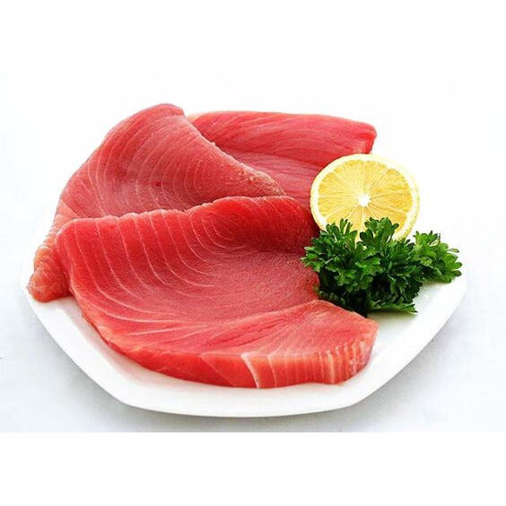 Cá Ngừ Đại Dương Cắt Lát Cao Cấp Chuẩn Ăn Sống, loại xuất khẩu Size 4-5 lát/kg - Được kiểm hàng