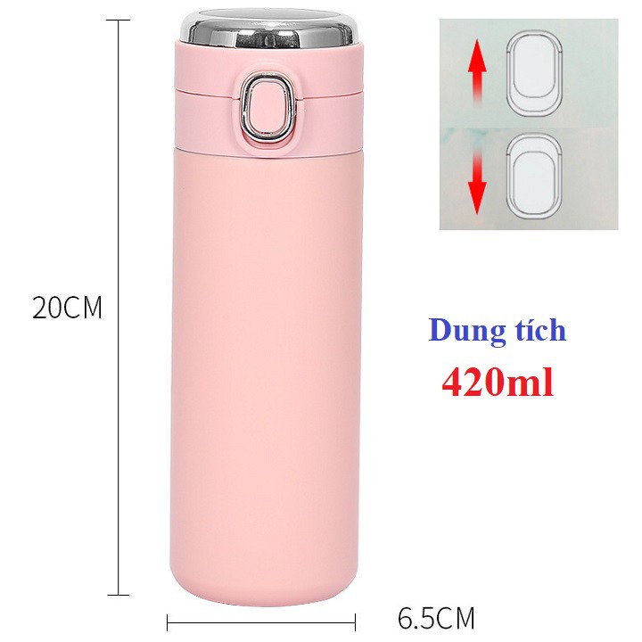 HOTBình giữ nhiệt INOX SUS 304 2 lớp có loại LED hiển thị nhiệt độ