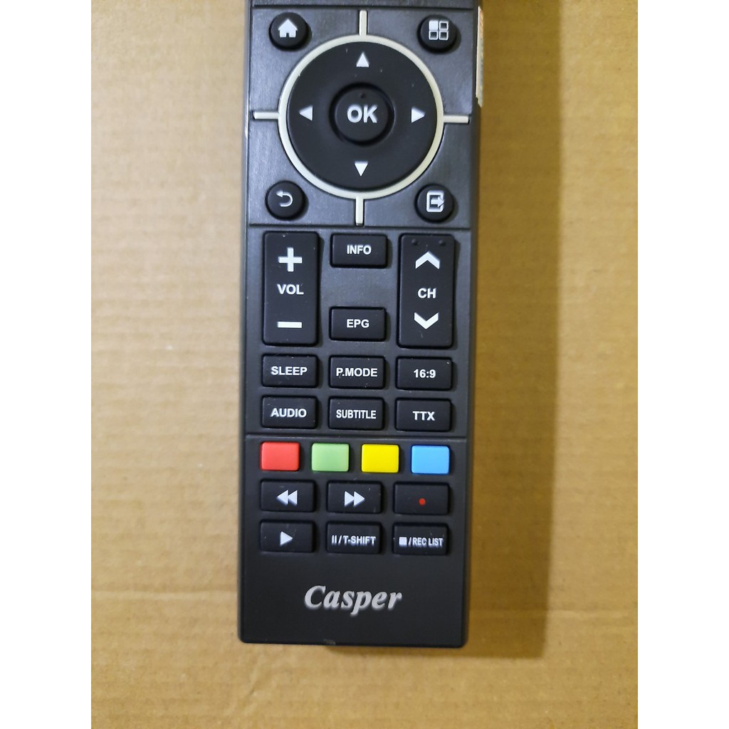 Remote Điều khiển TV Casper- Hàng chính hãng Casper mới 100% Tặng kèm Pin-Điện tử ALEX