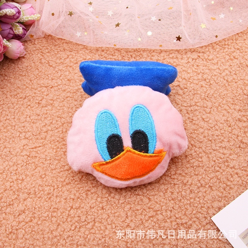 Gấu bông mini vịt donal trang trí túi xách, nón, cài tóc