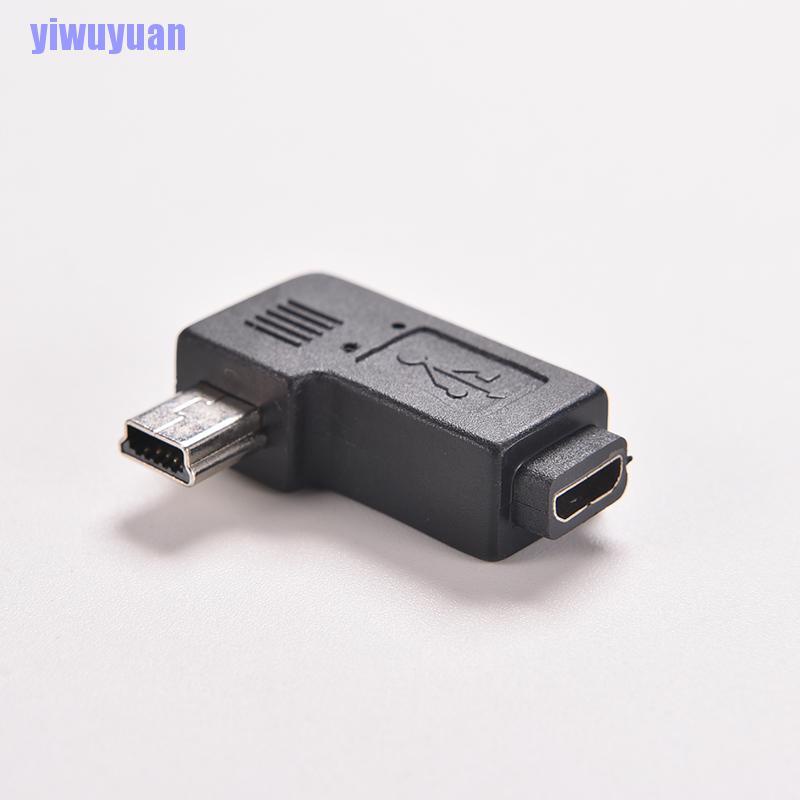 Đầu Chuyển Đổi Micro Usb 5pin Sang Mini 5pin 90 Độ | BigBuy360 - bigbuy360.vn