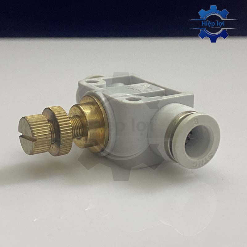Tiết lưu 2 đầu ống khí nén YSA - van chỉnh lưu ghim 2 đầu ống hơi
