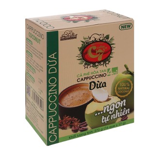 Cà phê hòa tan Cappuccino Con chồn vàng 4 in 1 vị dừa 272g