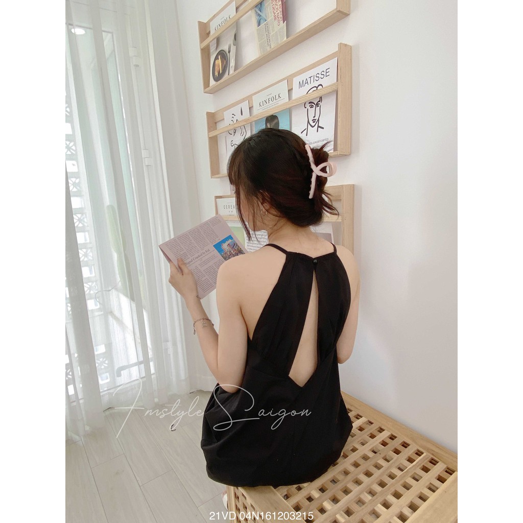 Đầm yếm 2 dây trơn ullzang thời trang nữ FMStyle SaiGon 21VD04N161203