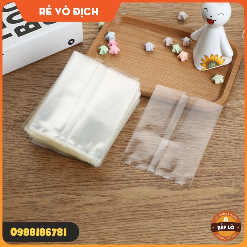 Túi Bánh Quy Trong Suốt SIÊU ĐẸP CHẤT LƯỢNG - Set 100 Túi