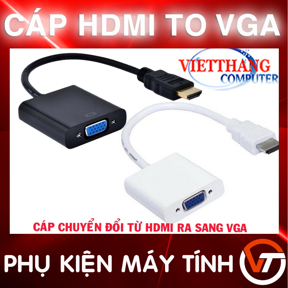 Adapter Cáp chuyển đổi HDMI sang VGA