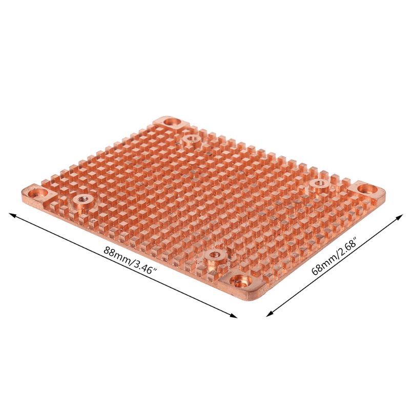 1 Bộ Quạt Tản Nhiệt Bằng Đồng Siêu Mỏng Kèm / Không Quạt Tản Nhiệt Cho Máy Tính 2.5 Inch