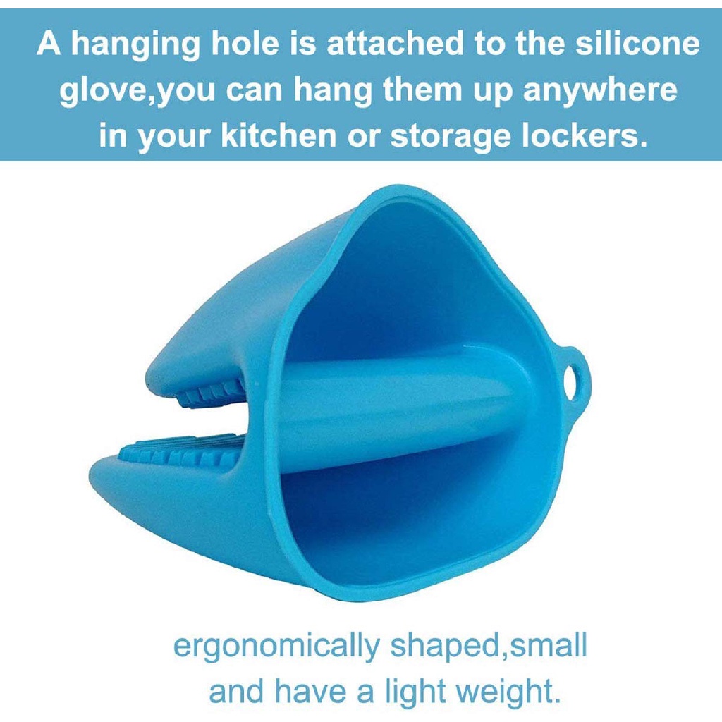 Găng Tay Cách Nhiệt Bằng Silicone Tiện Dụng Dành Cho Nhà Bếp