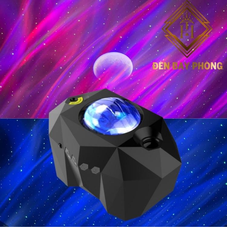 Đèn Thiên Hà V6 Chiếu Sóng Nước  Version 6 Galaxy Kết Hợp Loa Bluetooth Dùng Cho Phòng Ngủ Và Phòng Bay