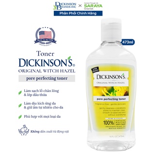 Toner Dickinson s Orginal Witch Hazel Pore Perfecting Toner, Giảm Dầu, Mụn