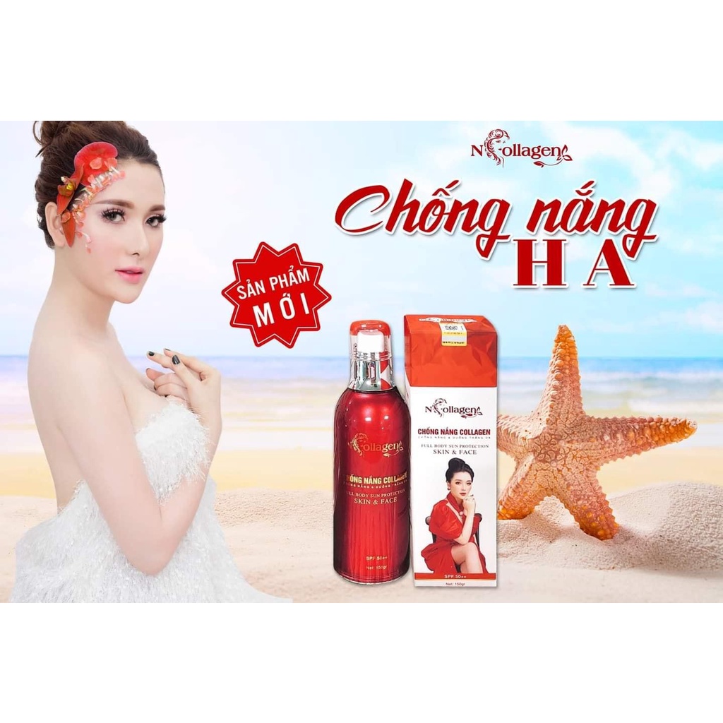 Kem Chống Nắng HA NCOLLAGEN - Chống Nắng & Dưỡng Trắng Da N Collagen