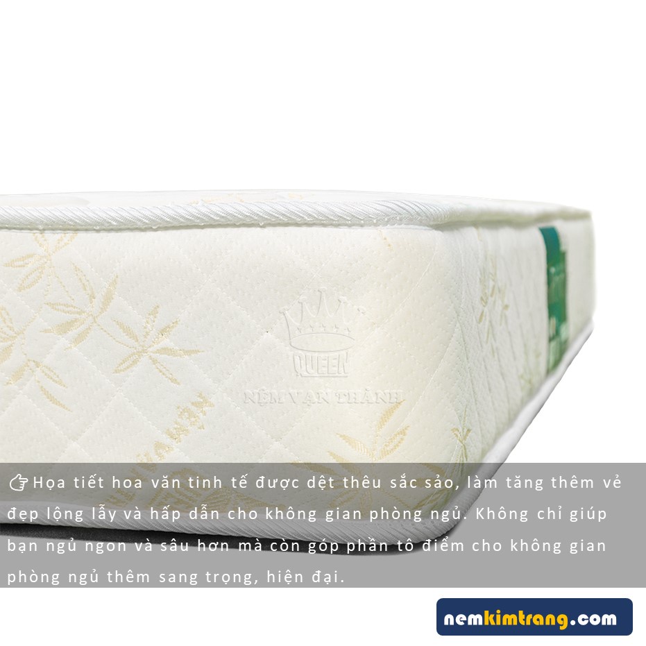 Nệm Lò Xo Vạn Thành ROYAL Gấm 2 Mặt Vải - CHÍNH HÃNG, CAO CẤP