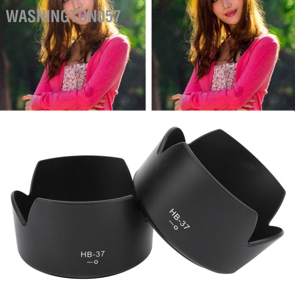 Washington057 2Pcs Camera Reversible Lens Hood Shade Protector for Nikkor 55‑200mm f/4‑5.6G VR II