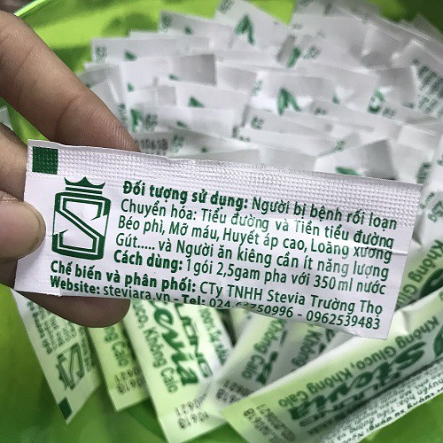 {HÀNG VIỆT NAM CHẤT LƯỢNG}Đường ăn kiêng giảm béo cỏ ngọt Stevia Trường Thọ cho người Béo phì