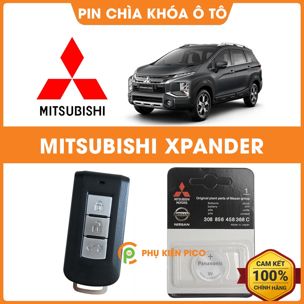 Pin chìa khóa ô tô Mitsubishi Xpander chính hãng Mitsubishi sản xuất tại Indonesia 3V Panasonic