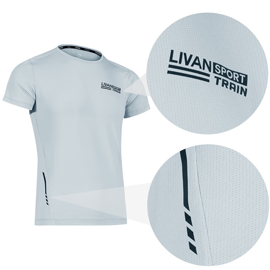 Áo Thun Thể Thao Nam Livan Sport Train Co Giãn 4 Chiều Thấm Hút Mồ Hôi Nhanh Khô | BigBuy360 - bigbuy360.vn