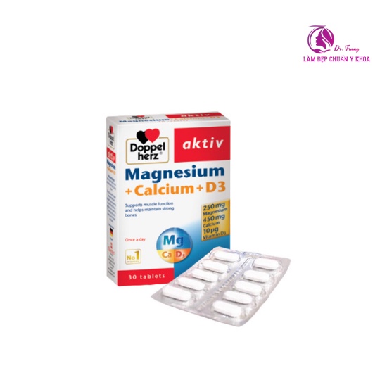 Magnesium + Calcium + D3 hỗ trợ cho cơ và xương khỏe mạnh