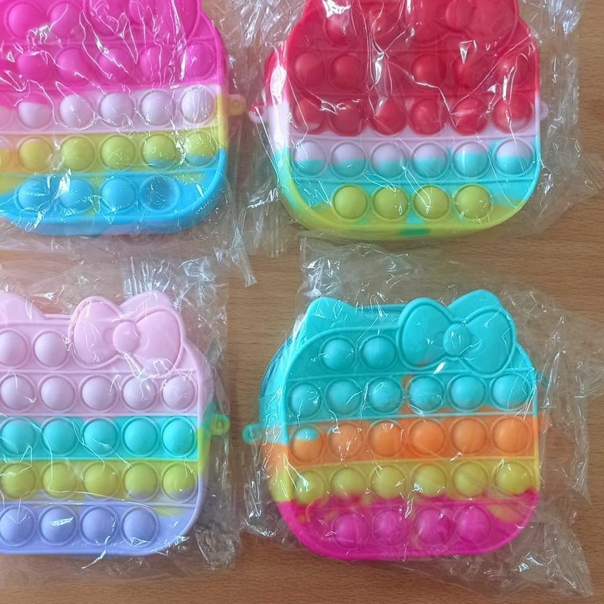 Người bán ngôi sao,! Hello KITTY Túi Vuông Cầu Vồng POP | Túi Đeo Chéo Thiết Kế Xinh Xắn Thời Trang Cho Nữ