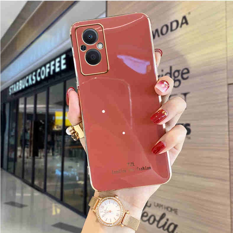 Ốp lưng oppo Reno 8Z 5G ốp lưng oppo Reno 7Z 5G Ốp Điện Thoại Viền Thẳng Thời Trang Cho OPPO Reno 7Z 5g Reno7 Reno 2f Reno 6 Reno6Z Reno5 Reno 4 zb
