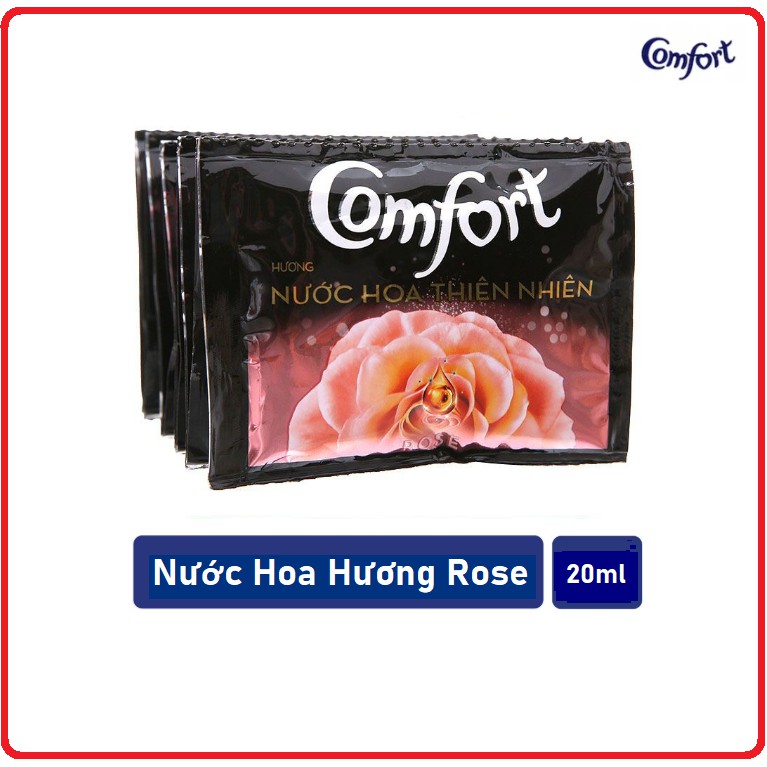 Nước Xả Vải COMFORT Hương Nước Hoa Thiên Nhiên Dây 21ml x 10 Gói