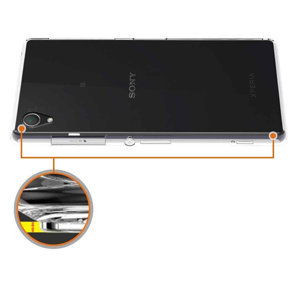 Ốp lưng Sony Z2 dẻo trong siêu mỏng 0.5 mm