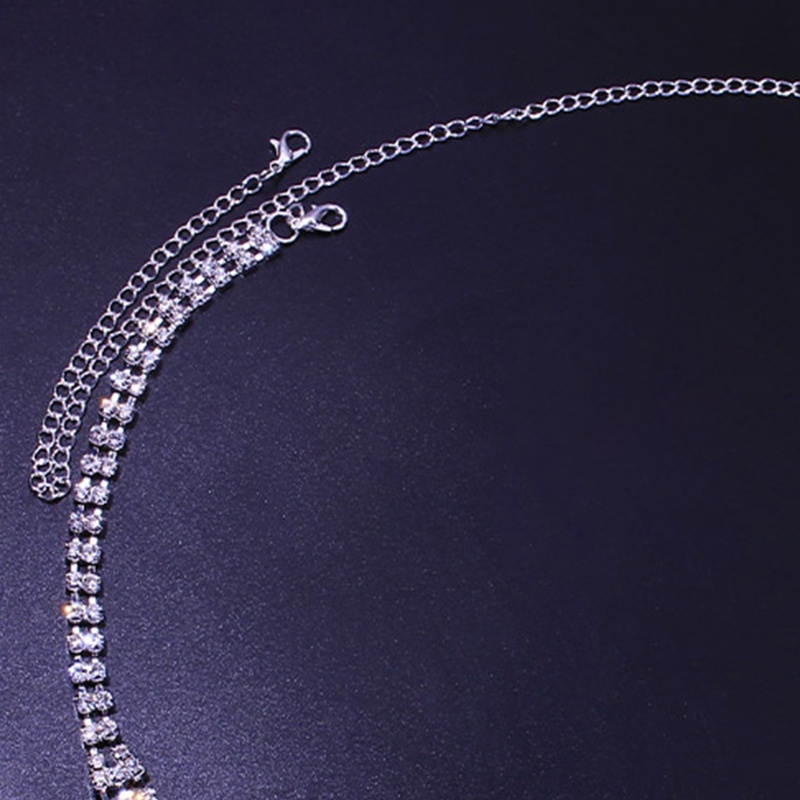 Dây Xích Đeo Hông Đính Trái Tim Lấp Lánh Có Thể Điều Chỉnh Trang Trí Cho Nữ