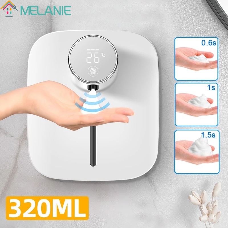 Bình Đựng Xà Phòng Rửa Tay Tạo Bọt Tự Động Cảm Biến Kỹ Thuật Số Có Thể Sạc Lại