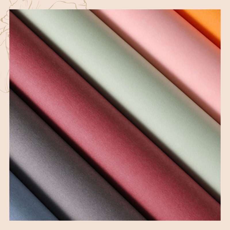 Giấy gói quà - Gấm trơn Hàn Quốc