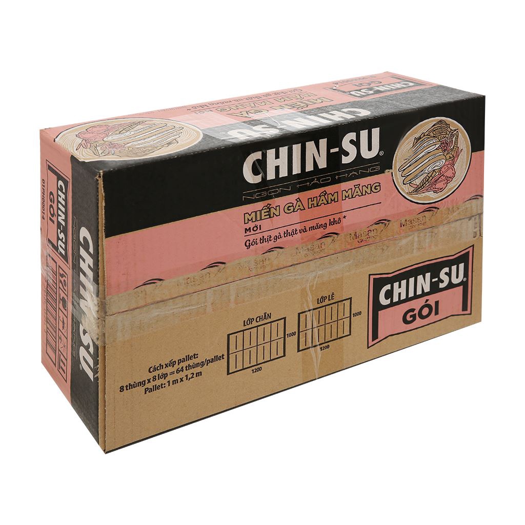 1THÙNG = 15 GÓI MIẾN GÀ HẦM MĂNG ĂN LIỀN CHINSU - CÓ THỊT GÀ & MĂNG KHÔ THẬT THƠM NGON &CỰC TIỆN LỢI CHO BỮA SÁNG ĐỦ ĐẦY
