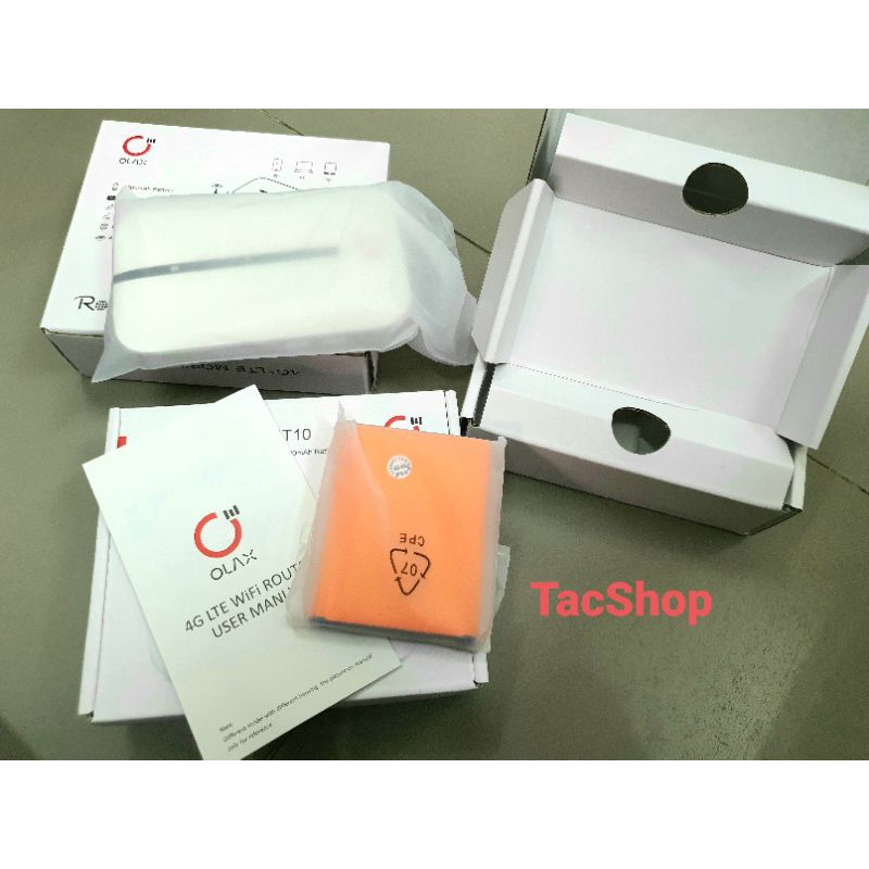 Bộ phát Wifi 4G LTE Olax MT10 Tốc độ 150Mbps, Dung lượng pin 3000 mAh chính hãng. | BigBuy360 - bigbuy360.vn