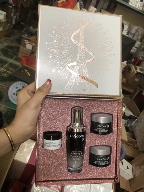 Set Bộ Dưỡng Da 4 Món Lancome - 2019