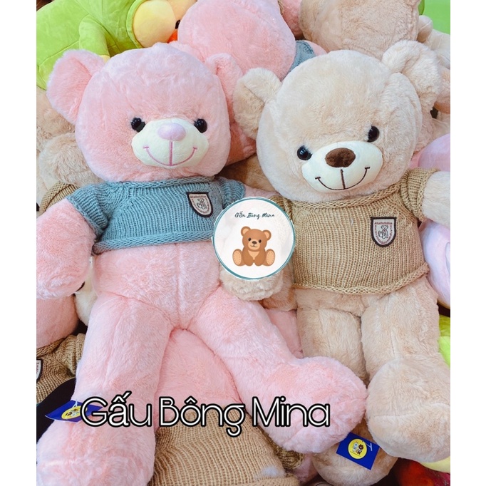 Gấu Bông Teddy Mặc Áo Len Cho Bé Cao Cấp - Gấu Bông Mina