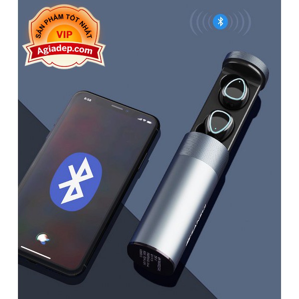 Tai nghe không dây Chống nước Bluetooth 5.0 công nghệ mới nhất IPX7 (Hàng hiệu Sansui trăm năm Nhật Bản)