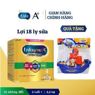Sữa Bột Enfagrow A+ 4 hộp giấy 2.2kg Vị Nhạt Thanh Mát