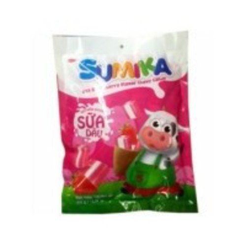 Kẹo Mềm Sữa Dâu / Sôcôla / Sữa Sumika Gói 350g