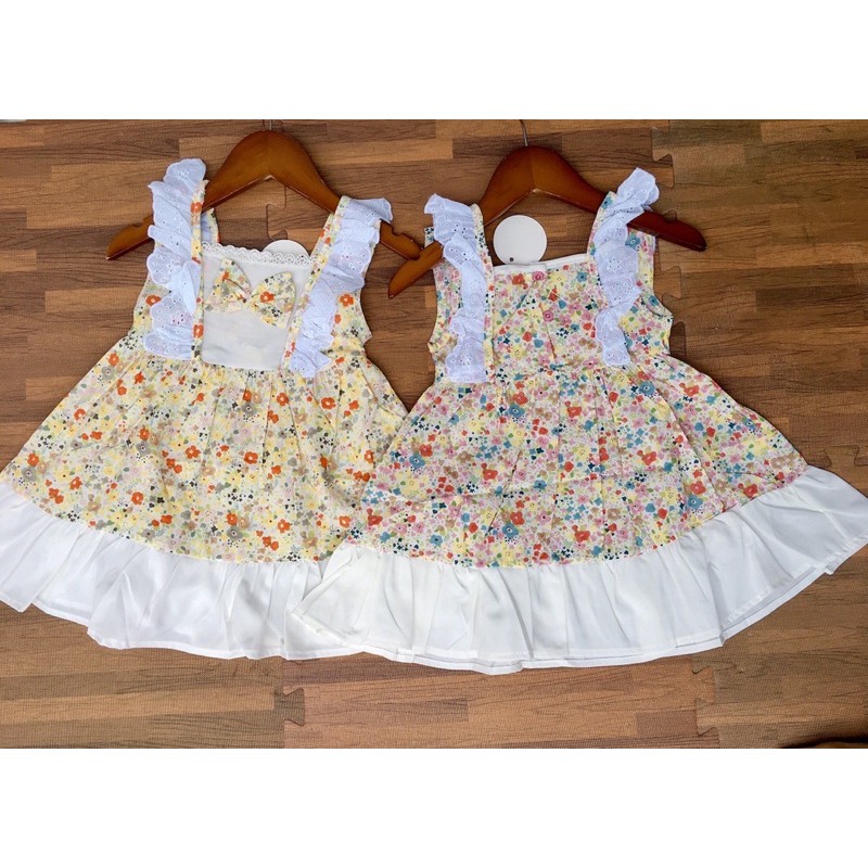 Váy thô hoa siêu xinh cho bé gái - VTH