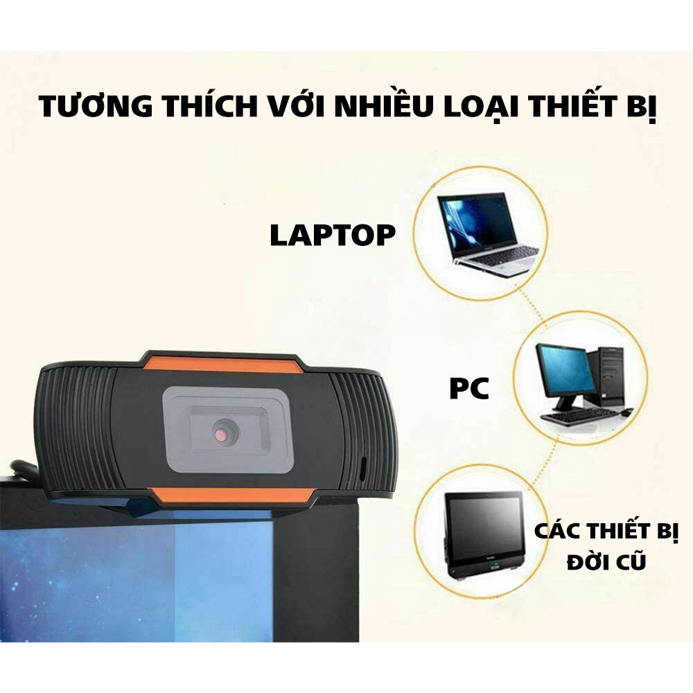 Webcam máy tính full HD 1080p cực nét có Mic dùng cho máy tính laptop full box và phụ kiện siêu nét