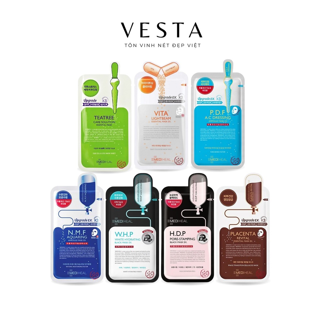 Mặt Nạ Mediheal Dưỡng Trắng Da Giảm Mụn Tái Tạo Phục Hồi Da 24ml